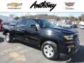 2017 Black Chevrolet Silverado 1500 LT Crew Cab 4x4  photo #1