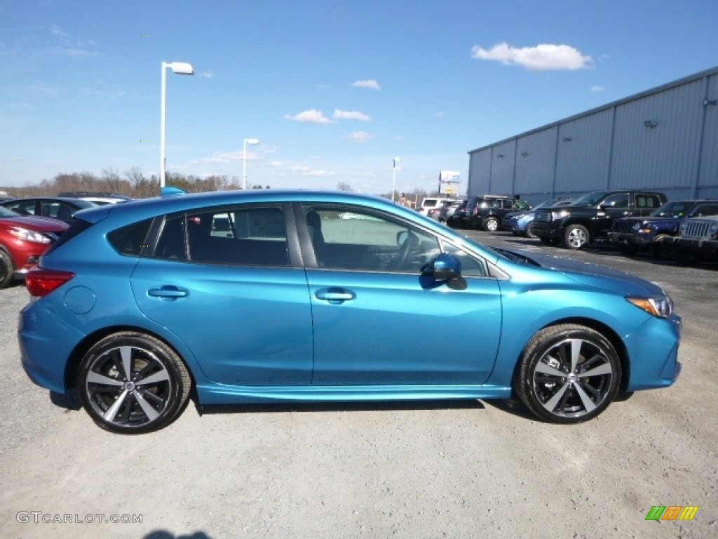 Island Blue Pearl 2017 Subaru Impreza 2.0i Sport 5-Door Exterior Photo #118918181