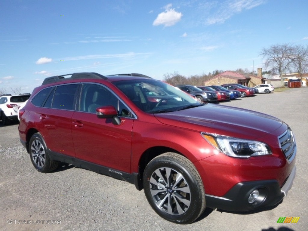 2017 Outback 2.5i Limited - Venetian Red Pearl / Slate Black photo #1