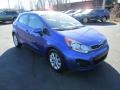 2013 Electronic Blue Kia Rio EX 5-Door  photo #4