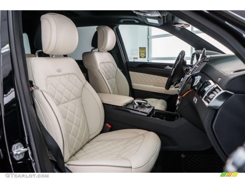designo Porcelain/Black Interior 2017 Mercedes-Benz GLS 450 4Matic Photo #118921109