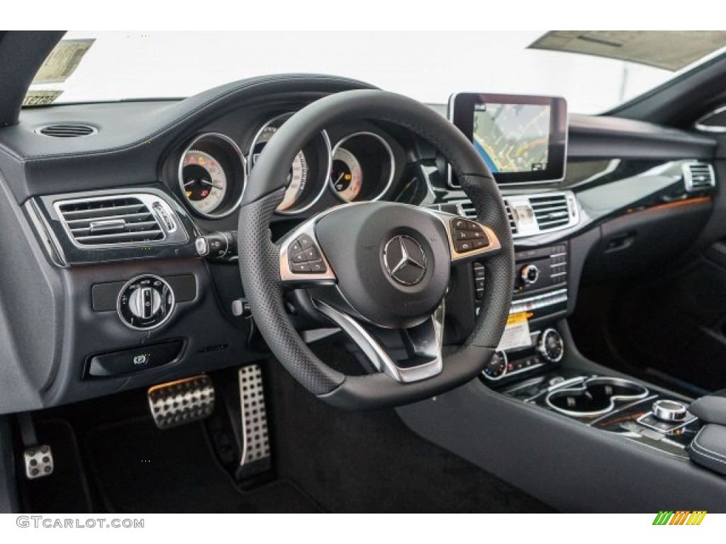 2017 Mercedes-Benz CLS 550 Coupe Black Dashboard Photo #118921574