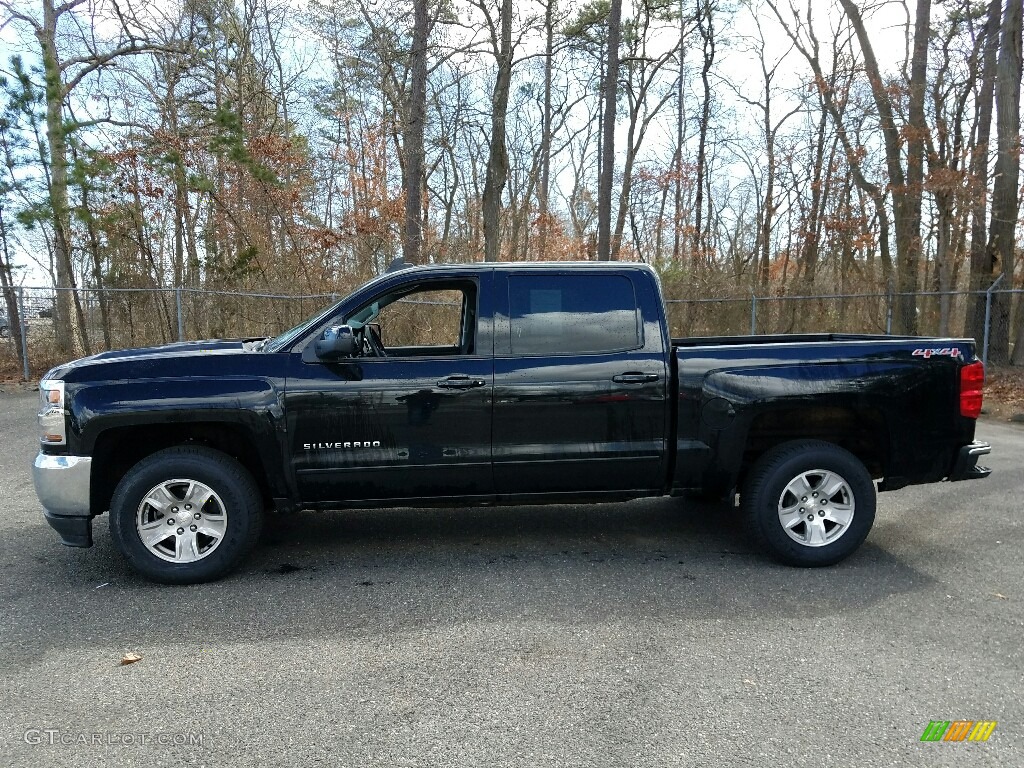 2016 Silverado 1500 LT Crew Cab 4x4 - Black / Jet Black photo #11