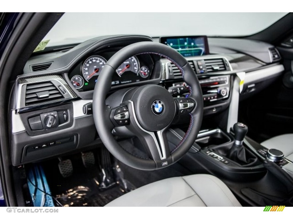 2017 BMW M3 Sedan Silverstone Dashboard Photo #118923476