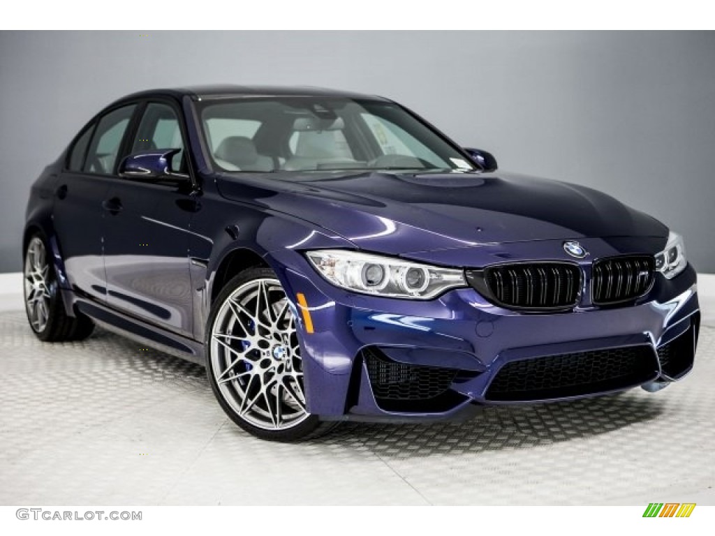 Tanzanite Blue Metallic 2017 BMW M3 Sedan Exterior Photo #118923572