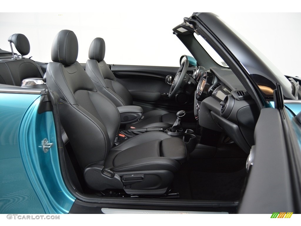 Carbon Black Interior 2017 Mini Convertible Cooper S Photo #118923782