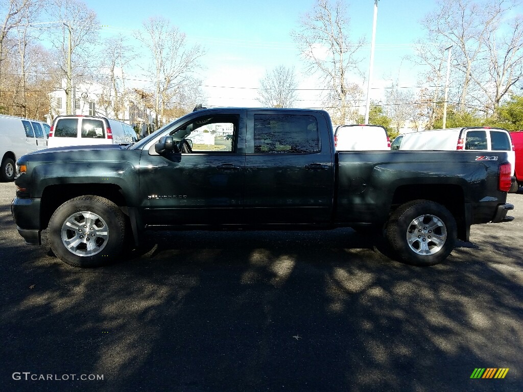 2017 Silverado 1500 LT Crew Cab 4x4 - Graphite Metallic / Jet Black photo #3