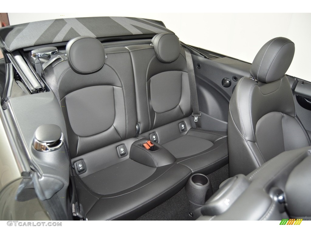2017 Mini Convertible Cooper S Rear Seat Photo #118924550