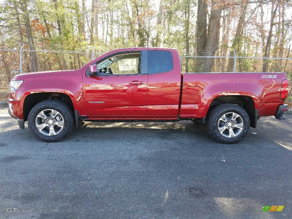 Cajun Red Tintcoat 2017 Chevrolet Colorado Z71 Extended Cab 4x4 Exterior Photo #118924877