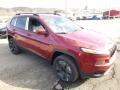 Deep Cherry Red Crystal Pearl - Cherokee High Altitude 4x4 Photo No. 11