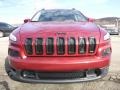 Deep Cherry Red Crystal Pearl - Cherokee High Altitude 4x4 Photo No. 12