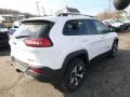 2017 Bright White Jeep Cherokee Trailhawk 4x4  photo #7