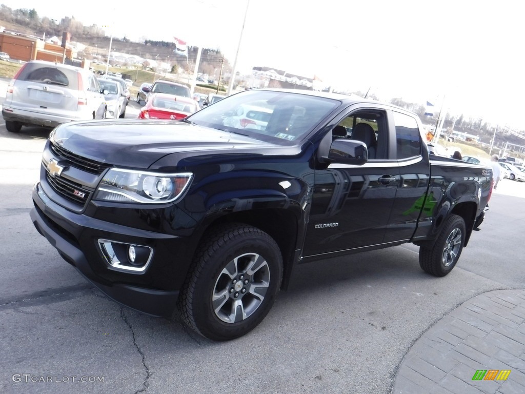 Black 2017 Chevrolet Colorado Z71 Extended Cab 4x4 Exterior Photo #118925822