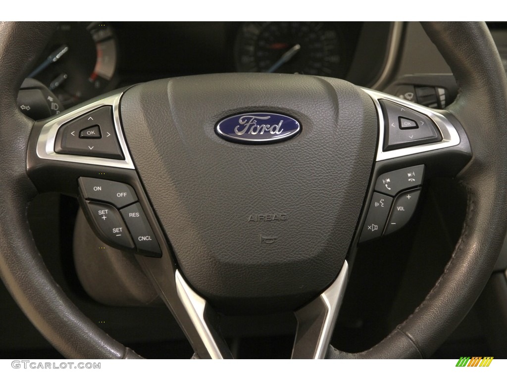 2015 Fusion SE - Deep Impact Blue Metallic / Charcoal Black photo #7