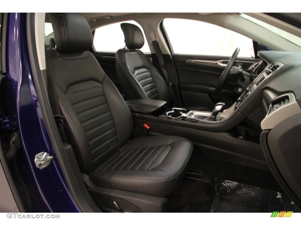 2015 Fusion SE - Deep Impact Blue Metallic / Charcoal Black photo #12