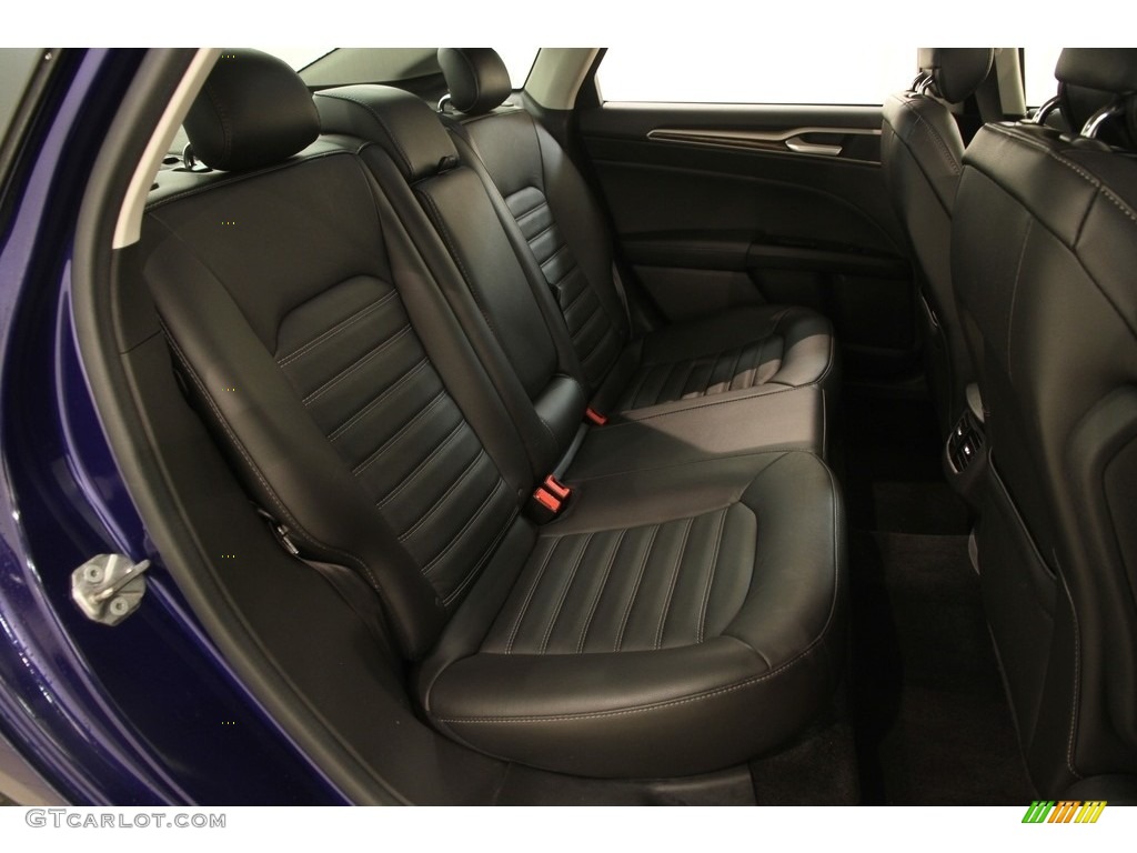 2015 Fusion SE - Deep Impact Blue Metallic / Charcoal Black photo #13