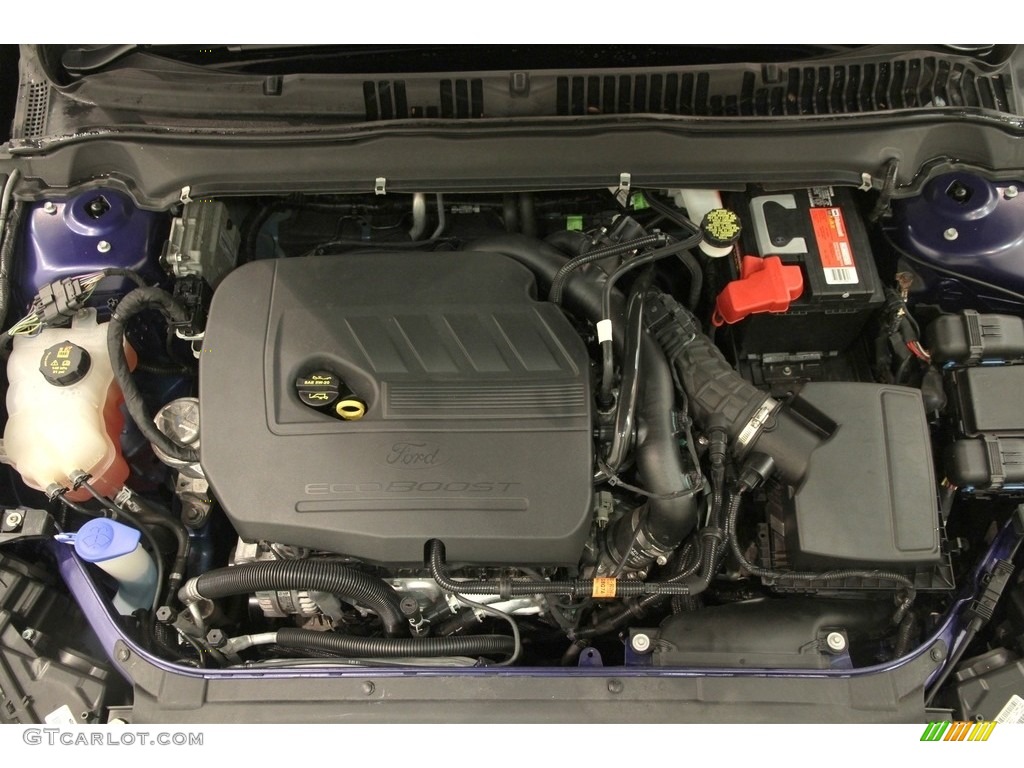 2015 Fusion SE - Deep Impact Blue Metallic / Charcoal Black photo #16