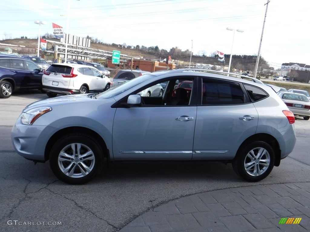 2013 Rogue SV AWD - Frosted Steel / Black photo #7