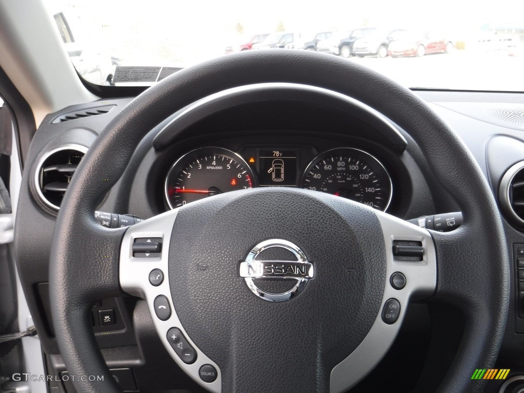2013 Rogue SV AWD - Frosted Steel / Black photo #22