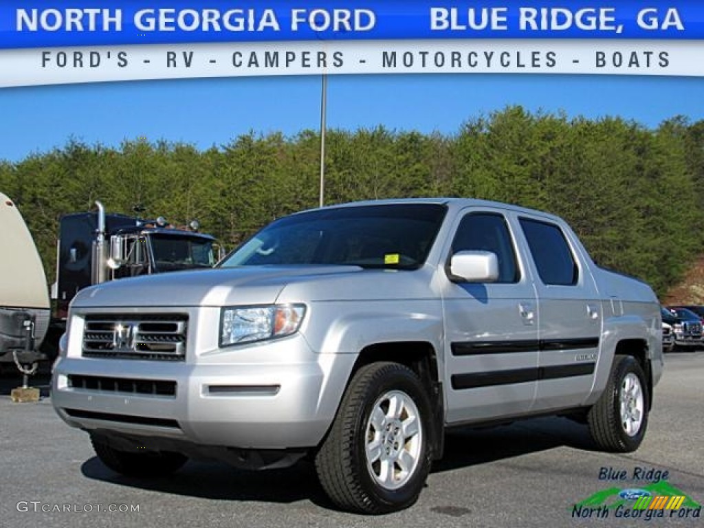 2007 Ridgeline RTL - Billet Silver Metallic / Gray photo #1