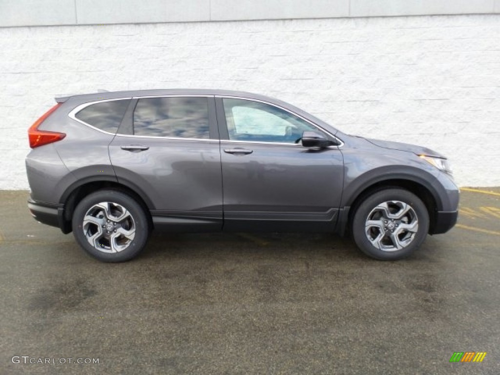 2017 CR-V EX AWD - Modern Steel Metallic / Gray photo #2