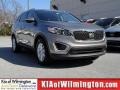 2017 Titanium Silver Kia Sorento LX  photo #1