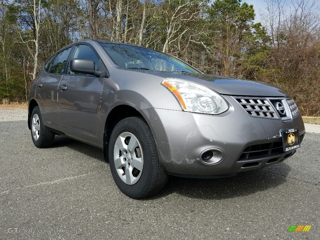 2008 Rogue S AWD - Gotham Gray Metallic / Gray photo #3