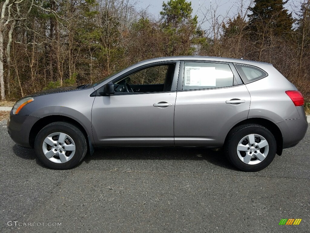 2008 Rogue S AWD - Gotham Gray Metallic / Gray photo #4