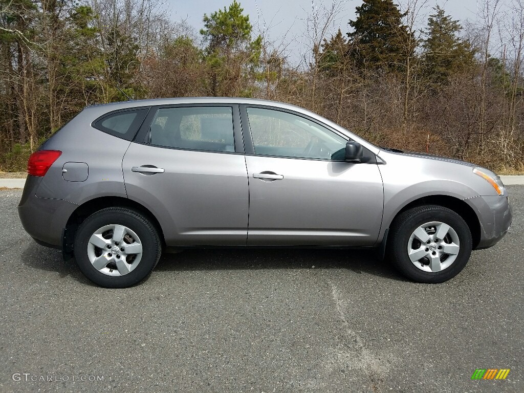 2008 Rogue S AWD - Gotham Gray Metallic / Gray photo #5
