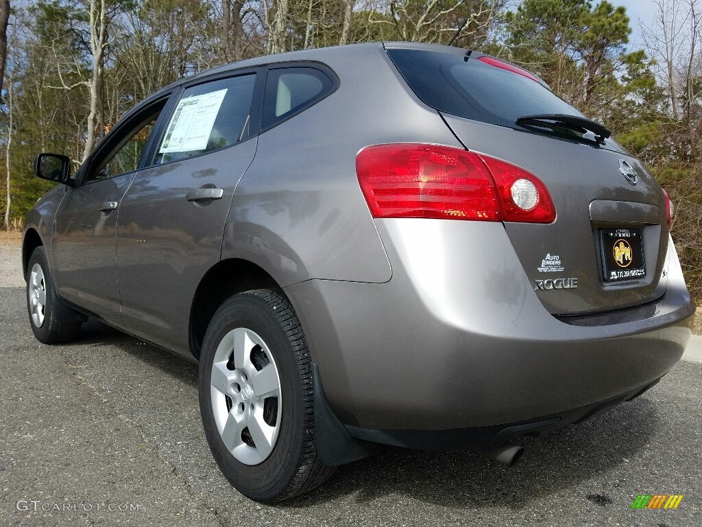 2008 Rogue S AWD - Gotham Gray Metallic / Gray photo #6