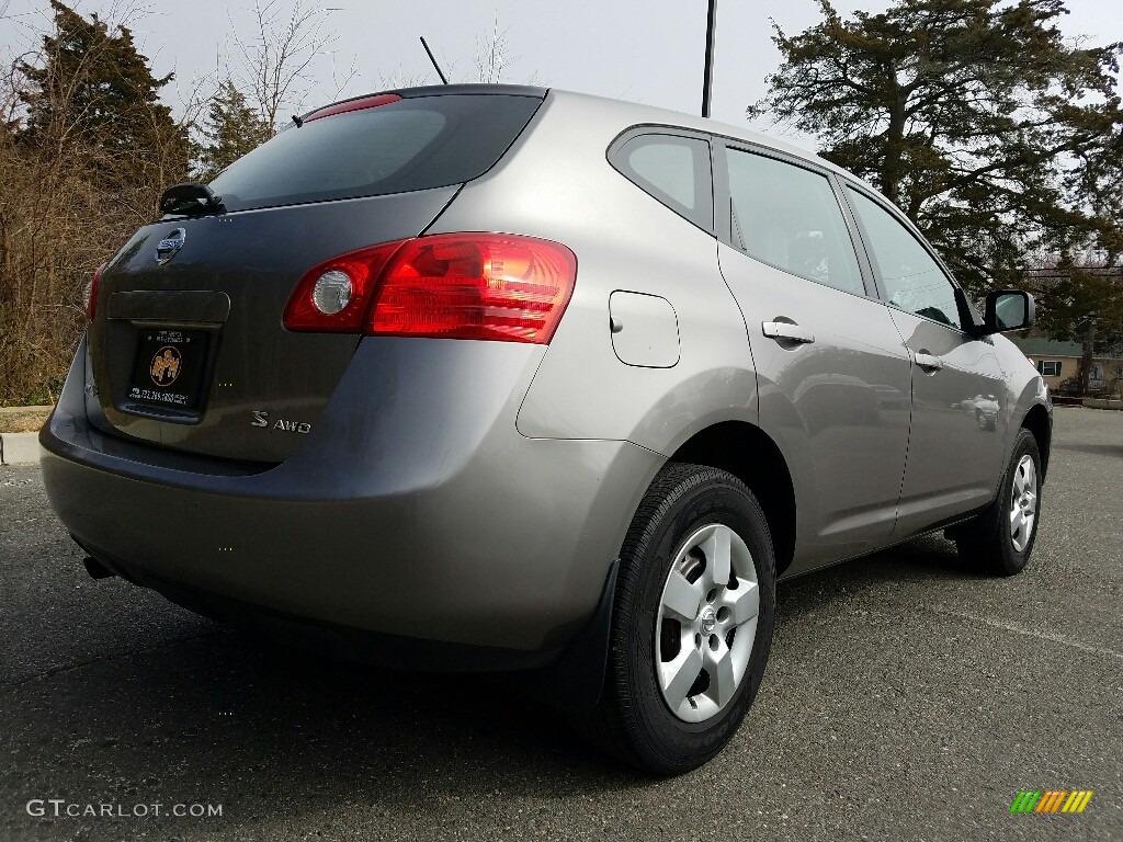 2008 Rogue S AWD - Gotham Gray Metallic / Gray photo #7