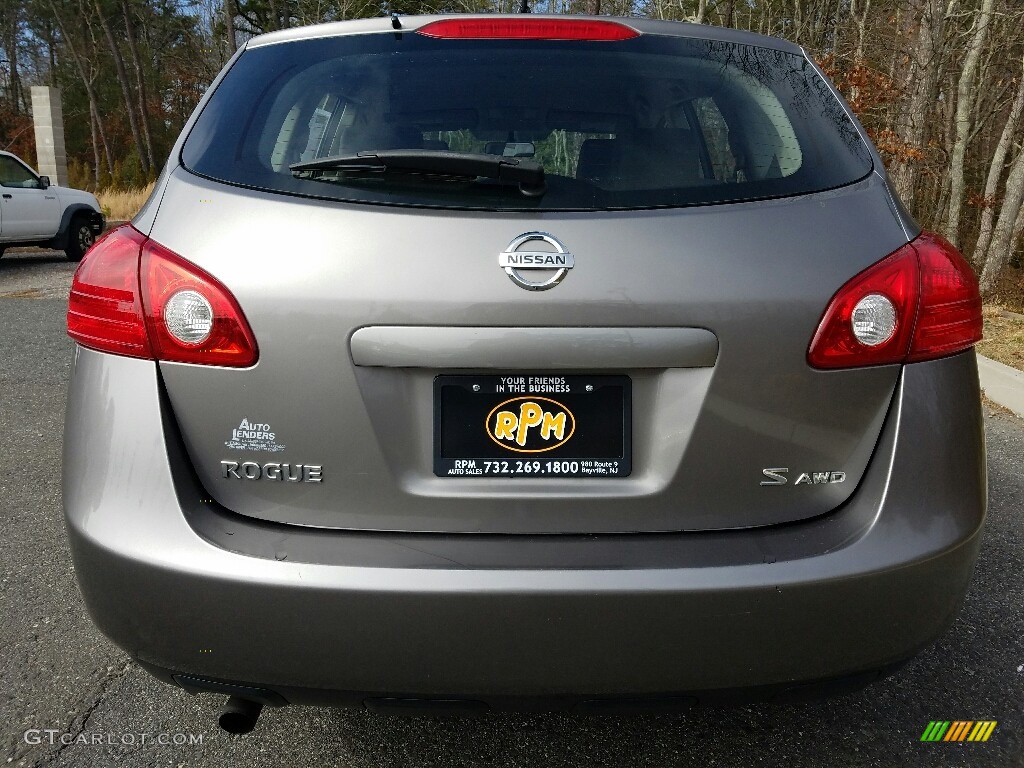 2008 Rogue S AWD - Gotham Gray Metallic / Gray photo #8