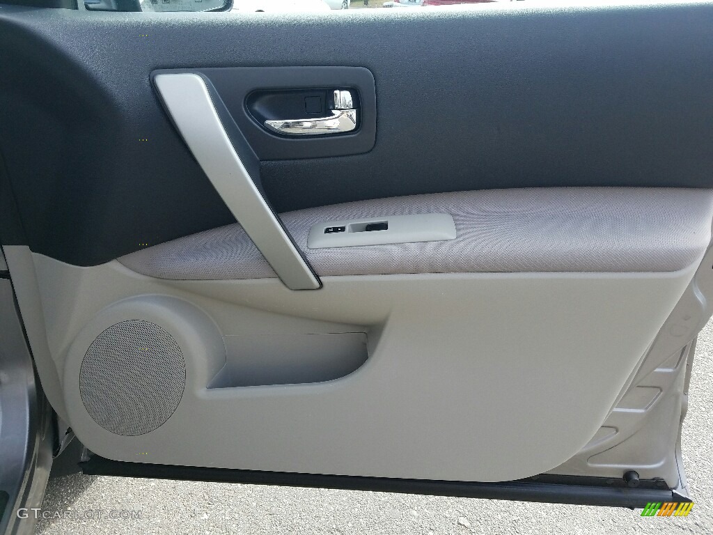 2008 Rogue S AWD - Gotham Gray Metallic / Gray photo #9