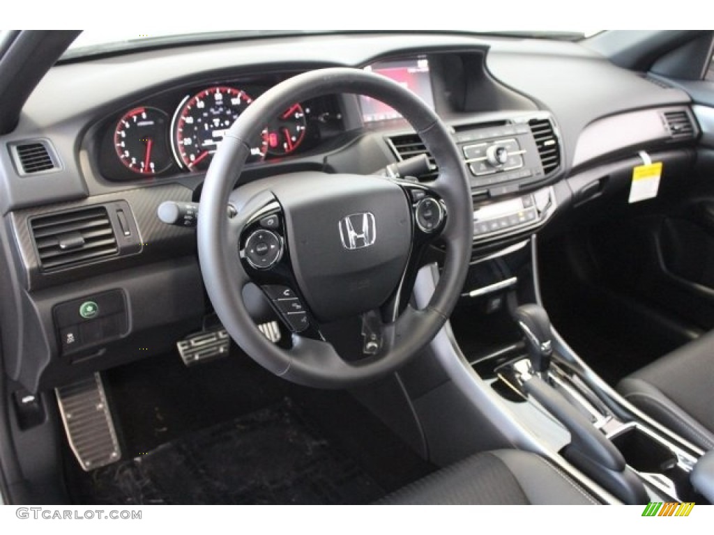 2017 Accord Sport Sedan - Lunar Silver Metallic / Black photo #11