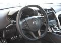 2017 Acura NSX Ebony Interior Steering Wheel Photo