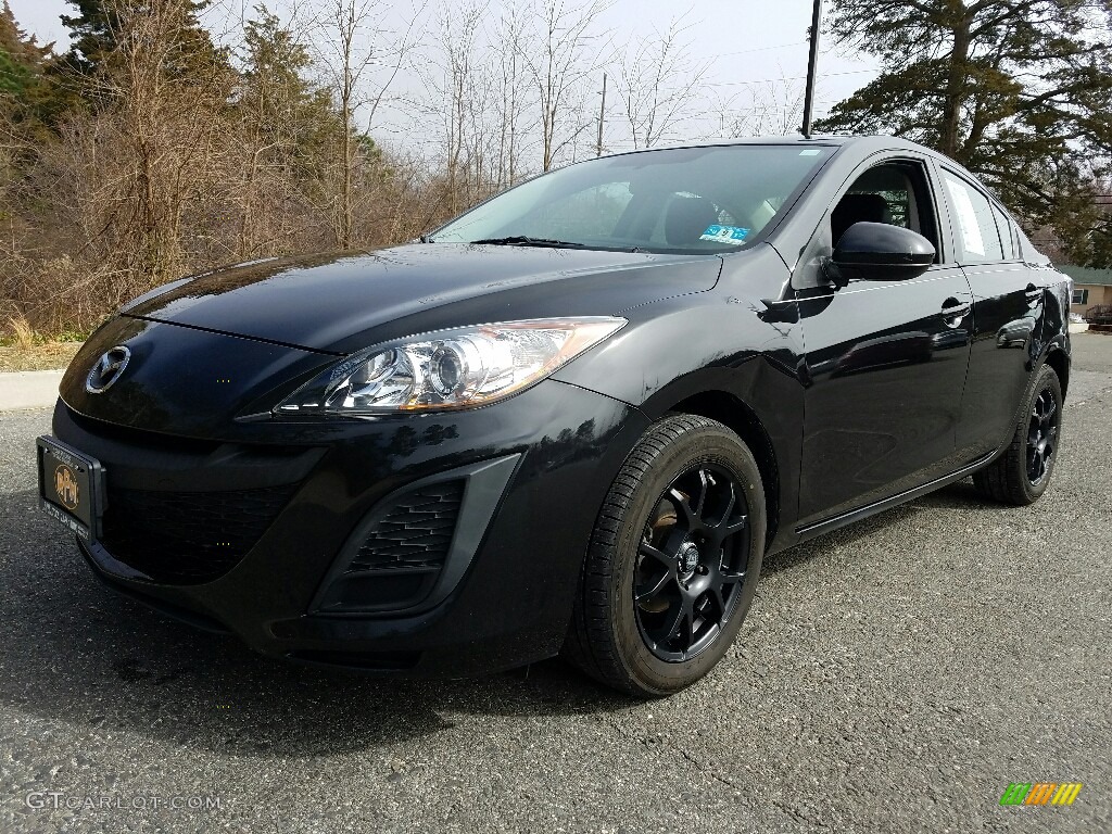 2010 Black Mica Mazda MAZDA3 i Sport 4 Door 118928674 Photo 4 Car Color Galleries