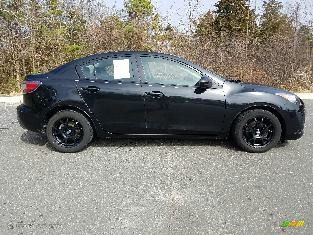 2010 MAZDA3 i Sport 4 Door - Black Mica / Black photo #5