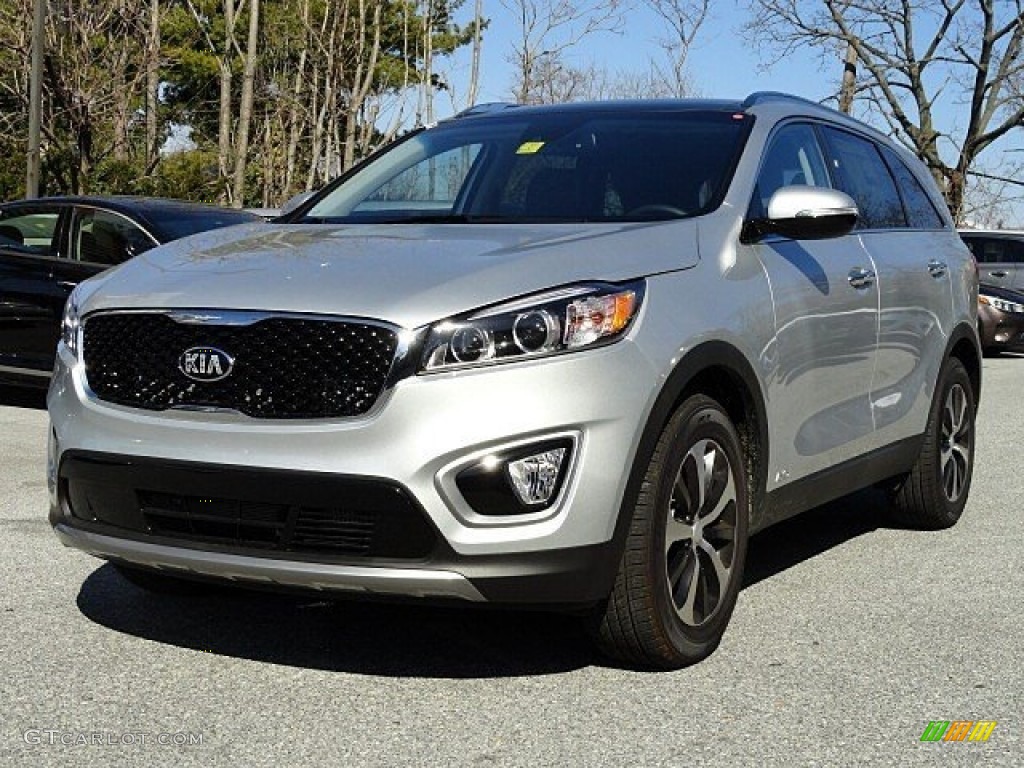 Sparkling Silver 2017 Kia Sorento EX AWD Exterior Photo #118931323