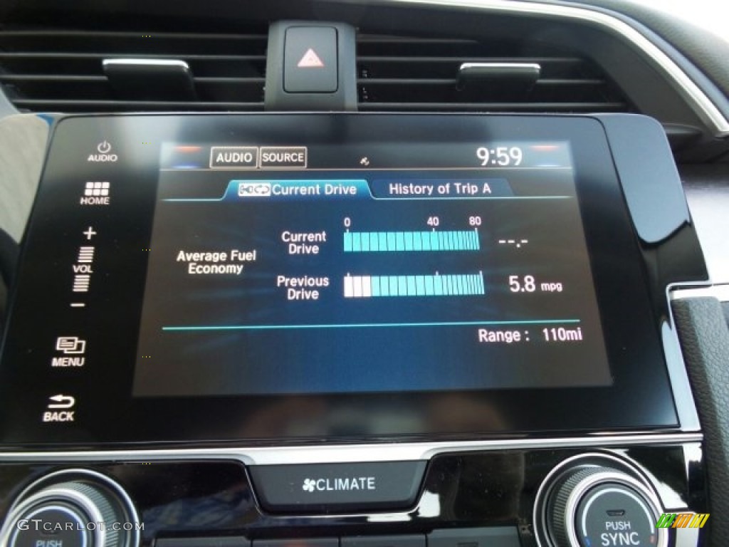 2017 Civic EX-T Sedan - Modern Steel Metallic / Gray photo #27