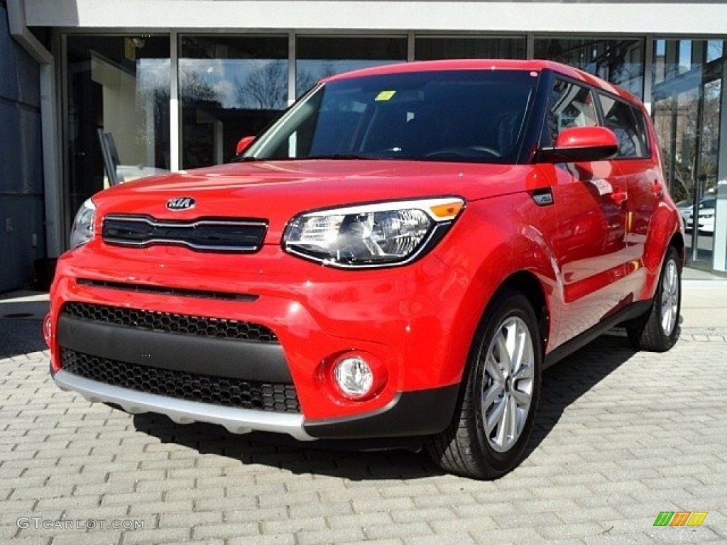 Inferno Red 2017 Kia Soul + Exterior Photo #118933477