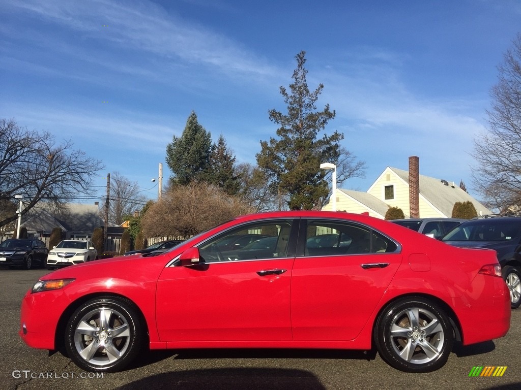 2013 TSX Technology - Milano Red / Parchment photo #6