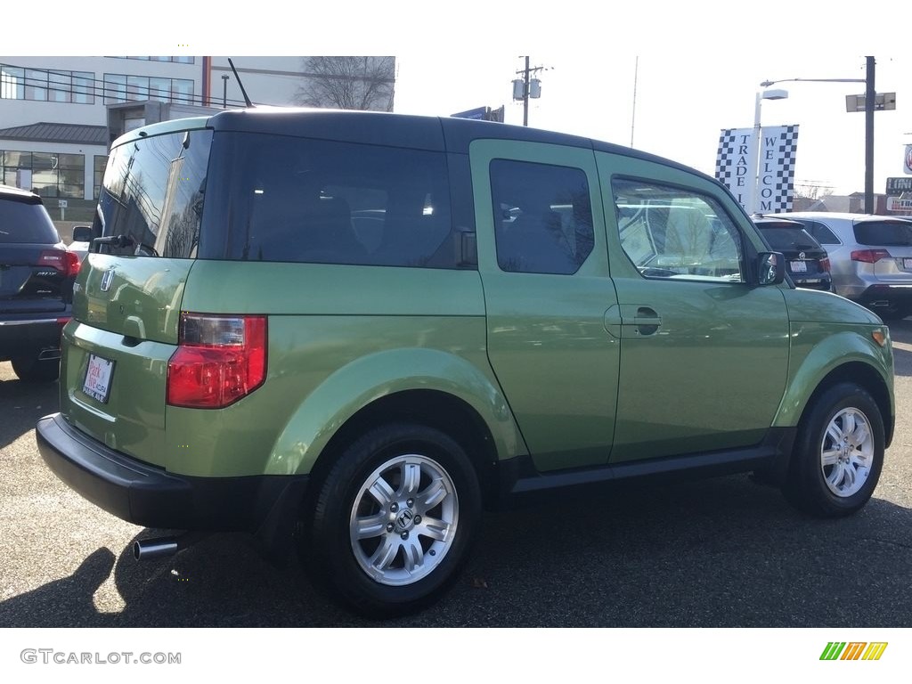 2007 Element EX AWD - Kiwi Green Metallic / Black/Titanium photo #3