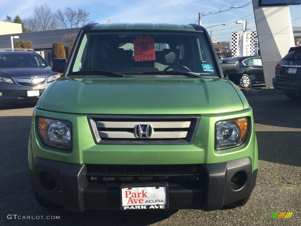2007 Element EX AWD - Kiwi Green Metallic / Black/Titanium photo #8