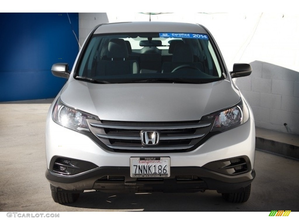 2014 CR-V LX AWD - Alabaster Silver Metallic / Black photo #7