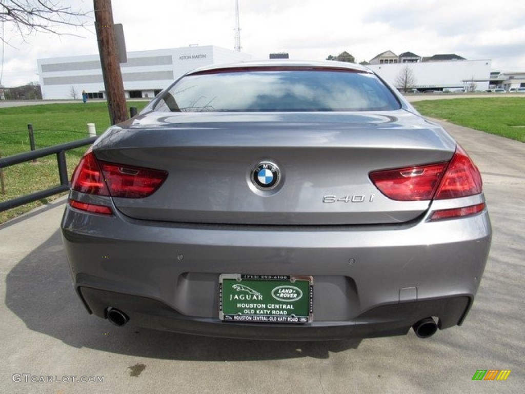 2013 6 Series 640i Gran Coupe - Space Gray Metallic / Ivory White photo #8