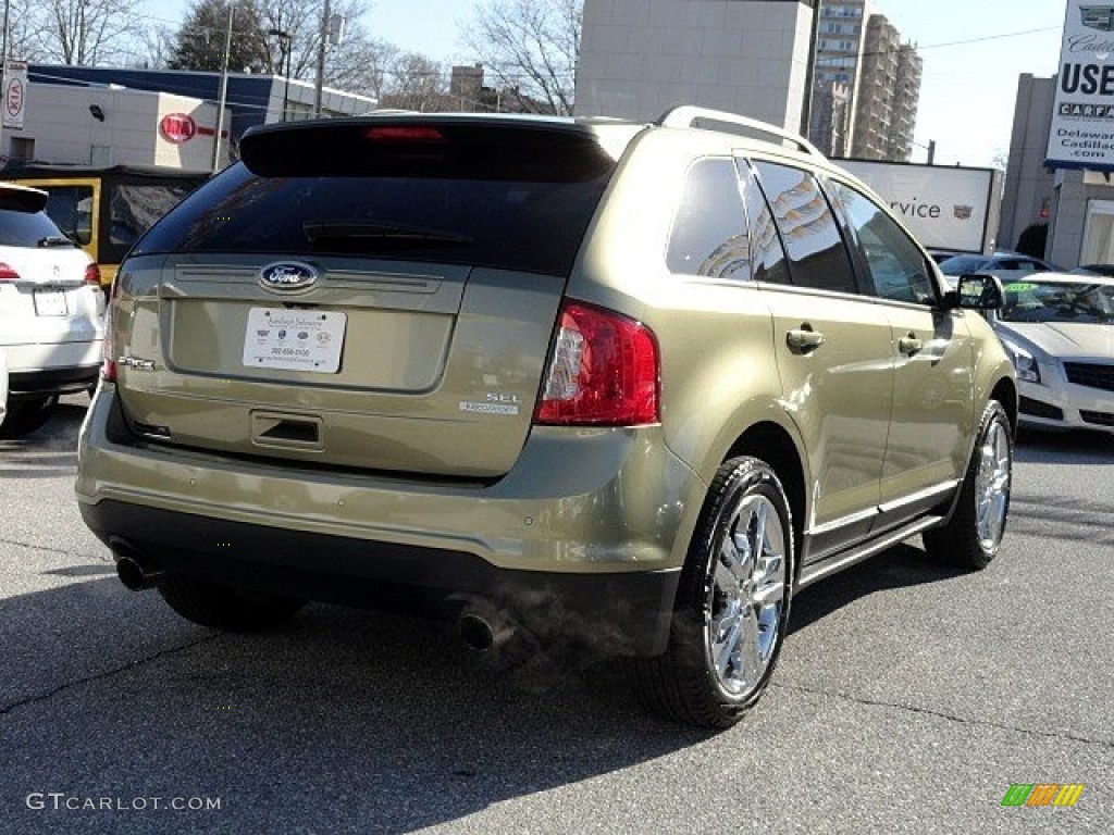 2013 Edge SEL EcoBoost - Ginger Ale Metallic / SEL Appearance Charcoal Black/Gray Alcantara photo #6