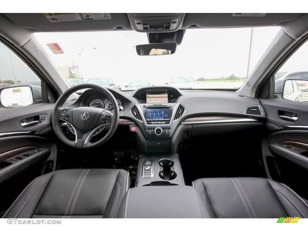 Ebony Interior 2017 Acura MDX SH-AWD Photo #118937428