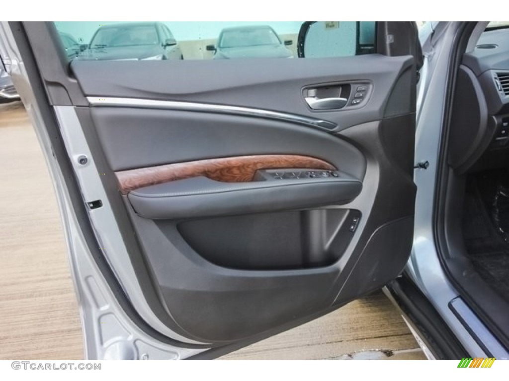 2017 Acura MDX SH-AWD Ebony Door Panel Photo #118937620