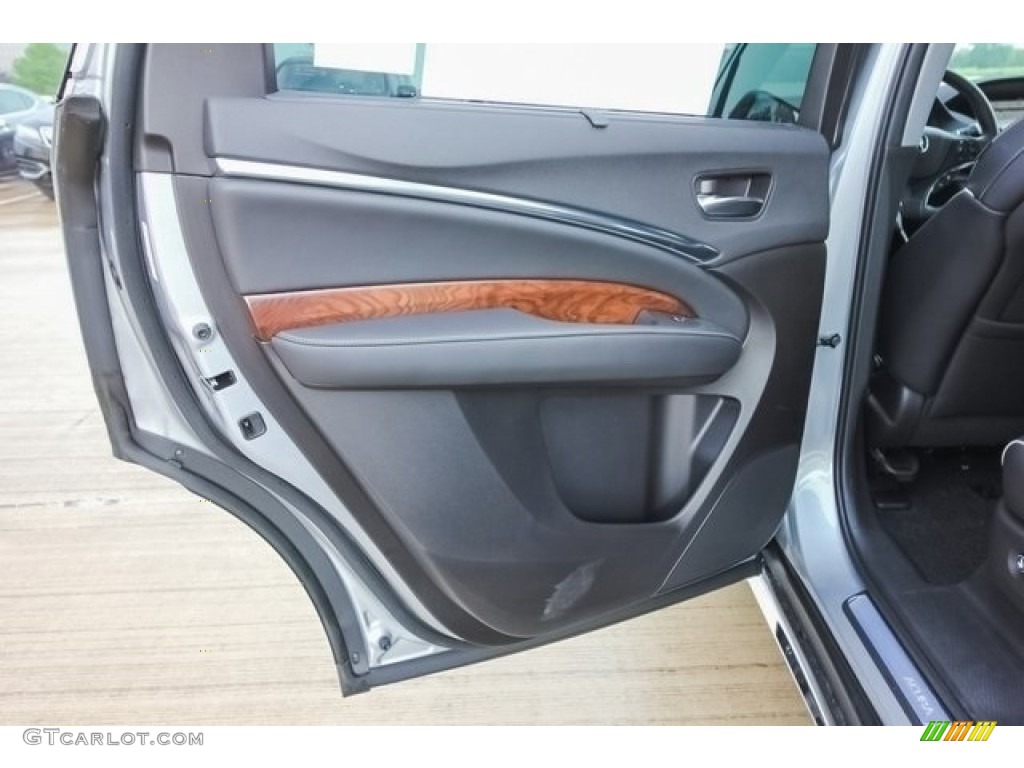 2017 Acura MDX SH-AWD Ebony Door Panel Photo #118937656
