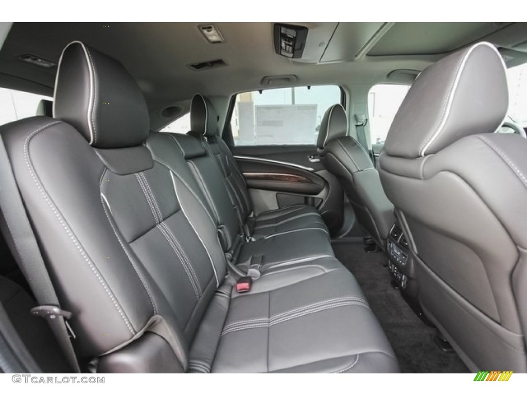 Ebony Interior 2017 Acura MDX SH-AWD Photo #118937749